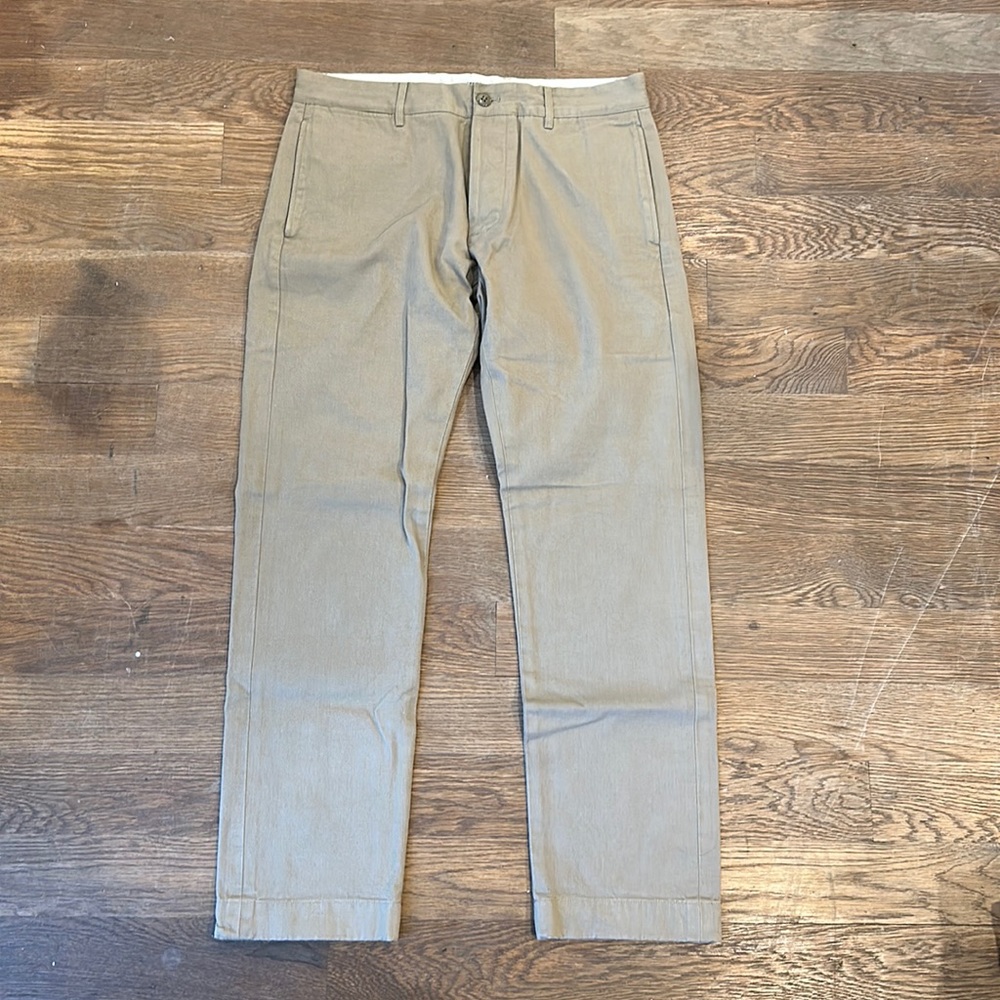 Todd Snyder Japanese Selvedge Chino Pant in Khaki